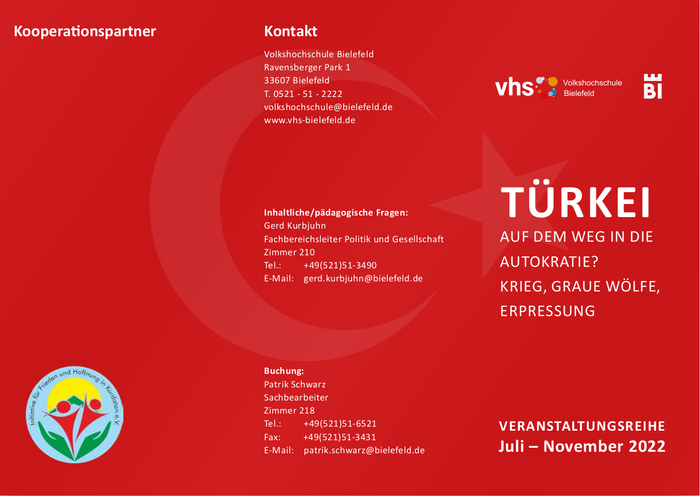 Veranstaltungsreihe  VHS Bielefeld