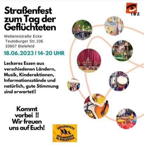 Straßenfest zum Tag der Geflüchteten